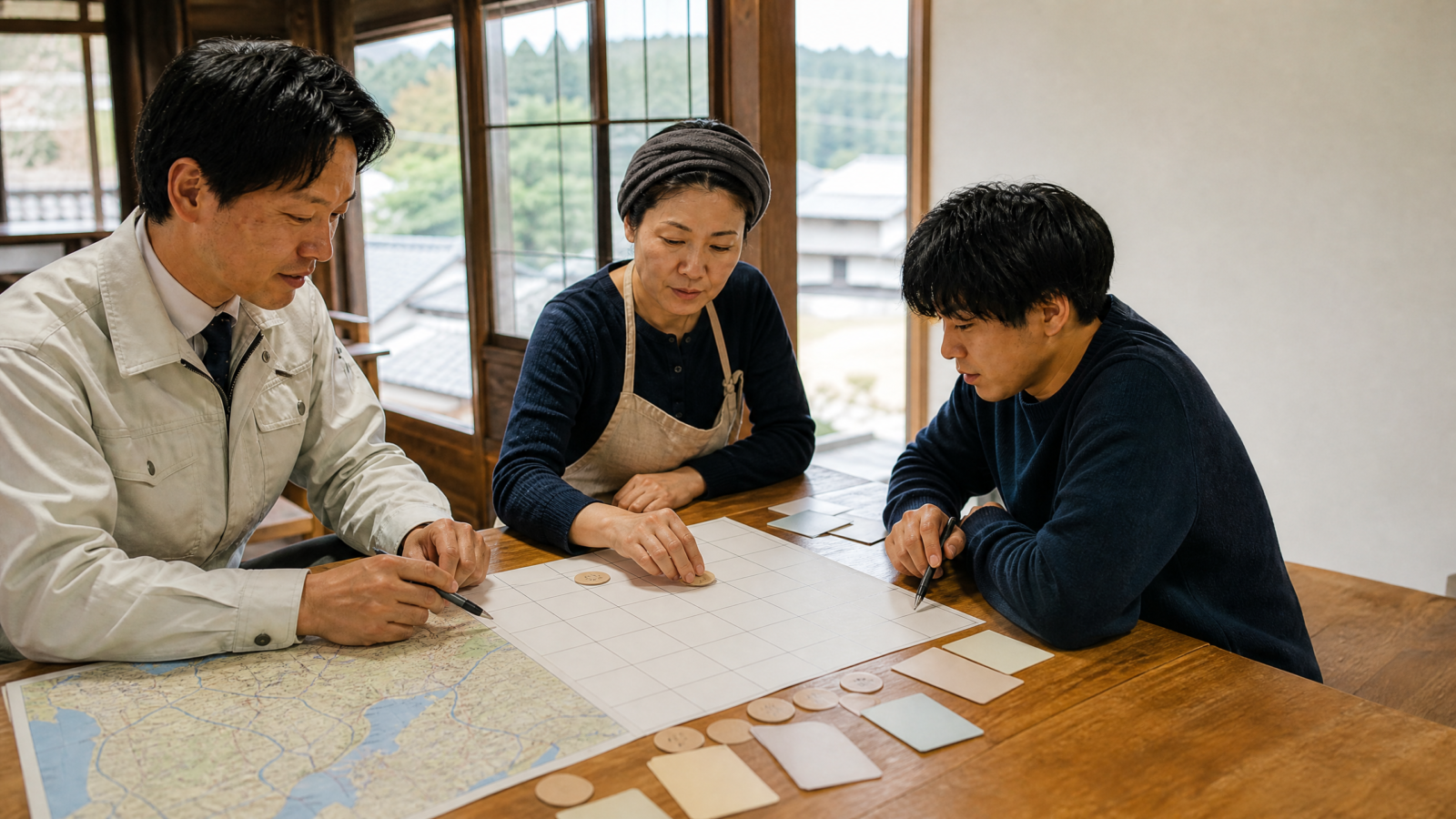 ① 地域活性化で残したい成果を一つ決める